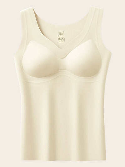 Women Autumn Casual Pure Color V-Neck Bottom Vest