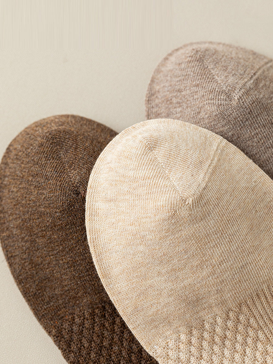 7 Pairs Women Casual Autumn Mid-Heel Socks