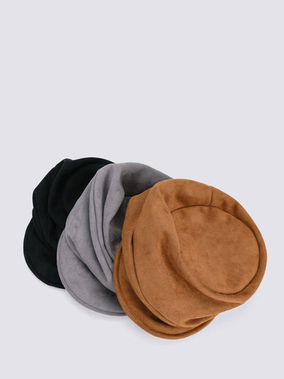 Women Vintage Autumn Genuine Leather Hat
