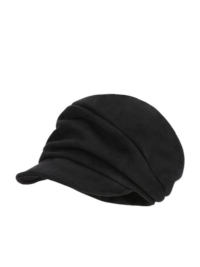 Women Vintage Autumn Genuine Leather Hat