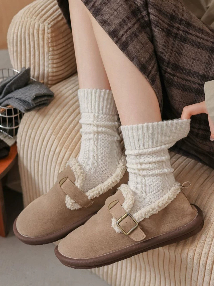 8 Pairs Women Artsy Casual Jacquard Socks