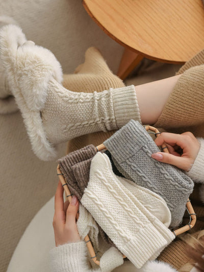 8 Pairs Women Artsy Casual Jacquard Socks