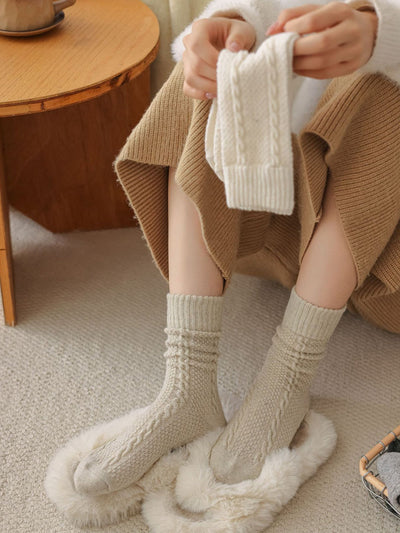 8 Pairs Women Artsy Casual Jacquard Socks