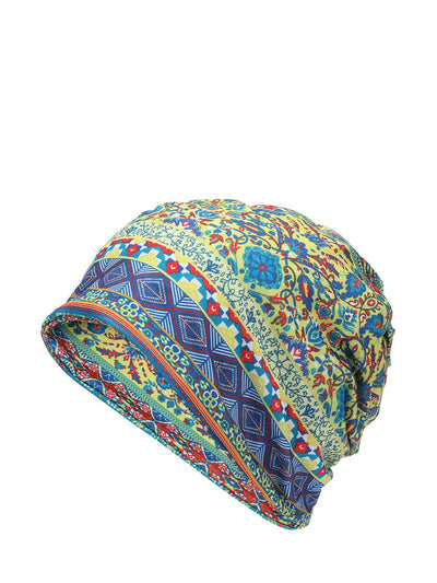 Summer Thin Women Adult Floral Prints Hat