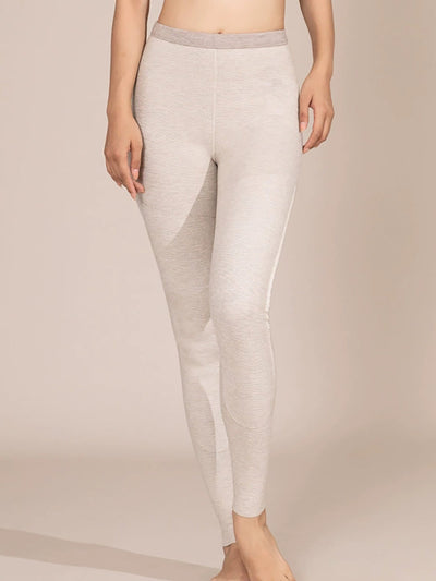 Women Autumn Warm Pure Color High Waist Leggings