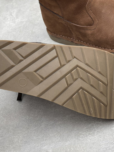 Women Vintage Genuine Leather Flat Ankle Boots