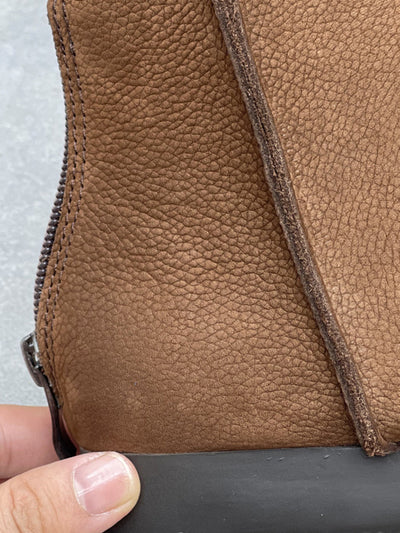 Women Autumn Vintage Leather Spliced Ankle Boots