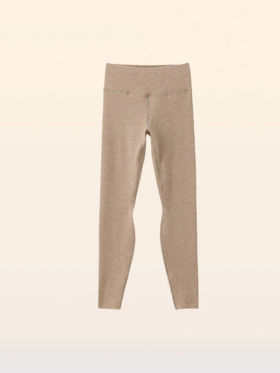 Women Autumn Warm Pure Color High Waist Leggings