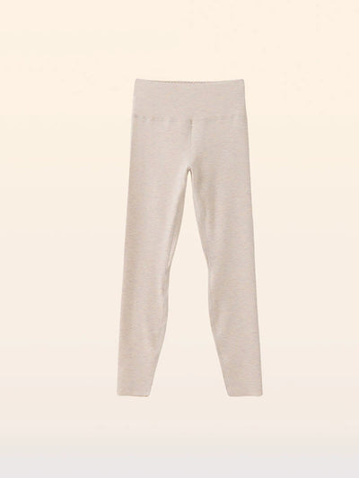 Women Autumn Warm Pure Color High Waist Leggings