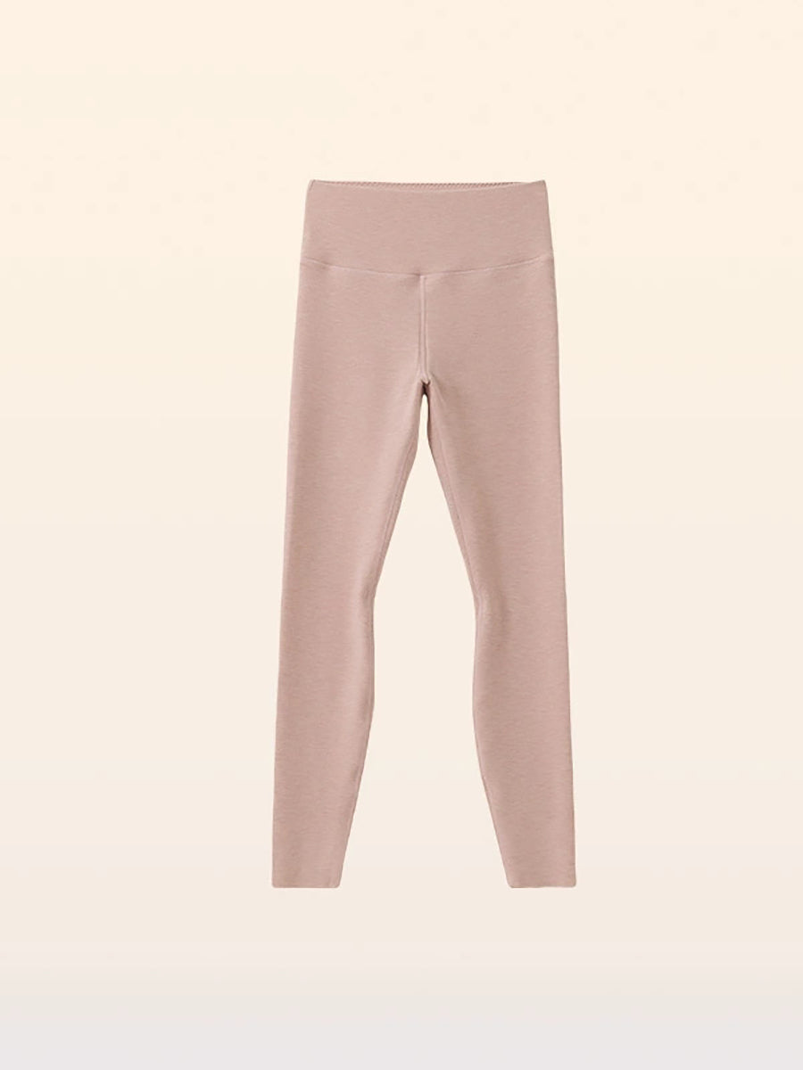Women Autumn Warm Pure Color High Waist Leggings