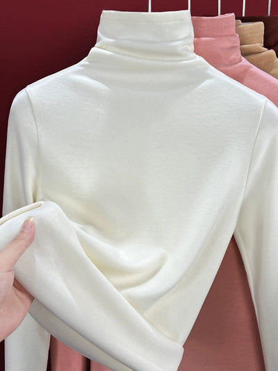 Women Autumn Casual Knitted Turtleneck Sweater