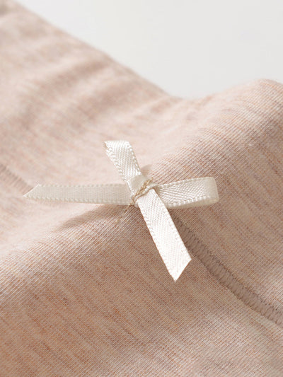 5 Pieces Women High Waist Pure Color Cotton Underwear