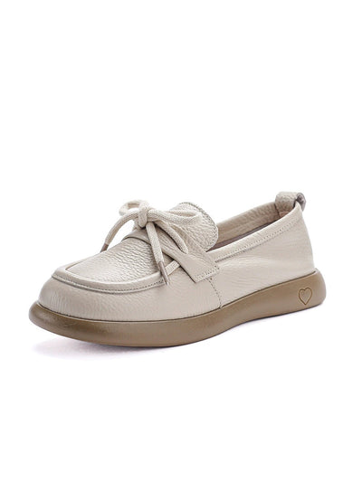 Women Vintage Genuine Leather Soft Flat Shoes
