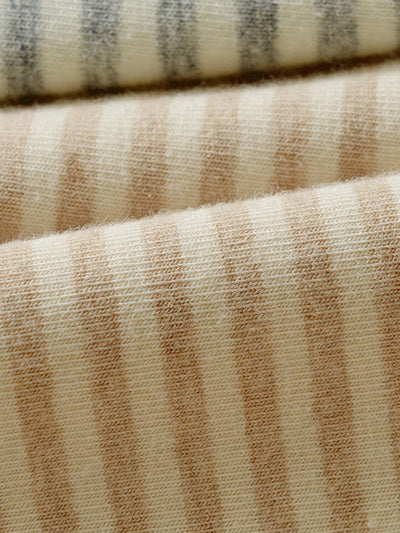 6 Pieces Women Casual Stripe High Waist Cotton Underwear