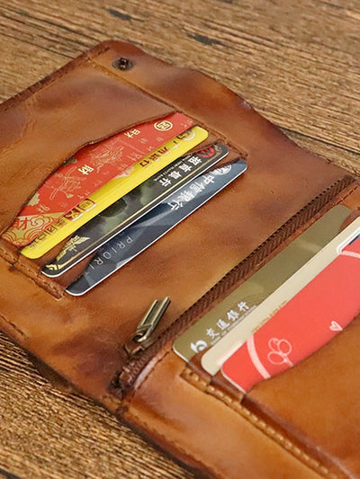 Retro Leather Multifunctional Wallet