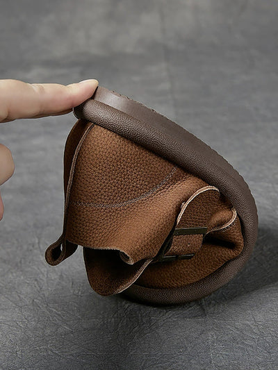 Women Vintage Soft Leather Flat Ankle Boots