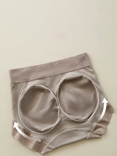 5 Pieces Women Casual High Waist Lace Underwear