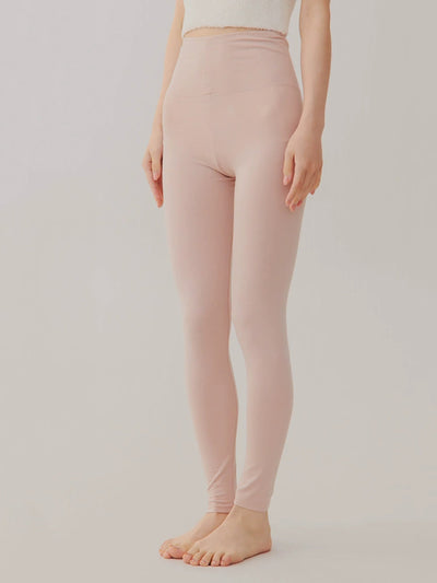 Women Autumn Warm Pure Color High Waist Leggings