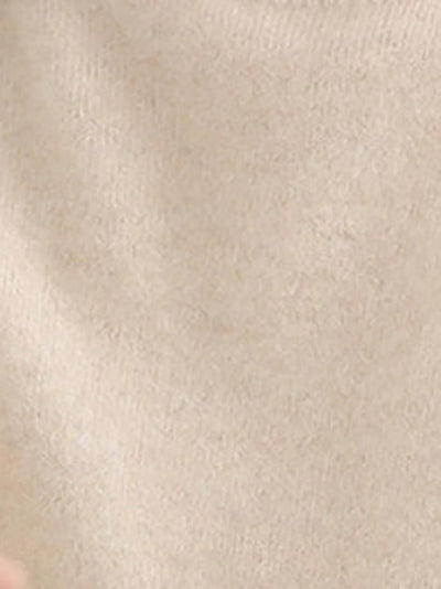 Women Autumn Pure Color Wool Half-Turtleneck Sweater