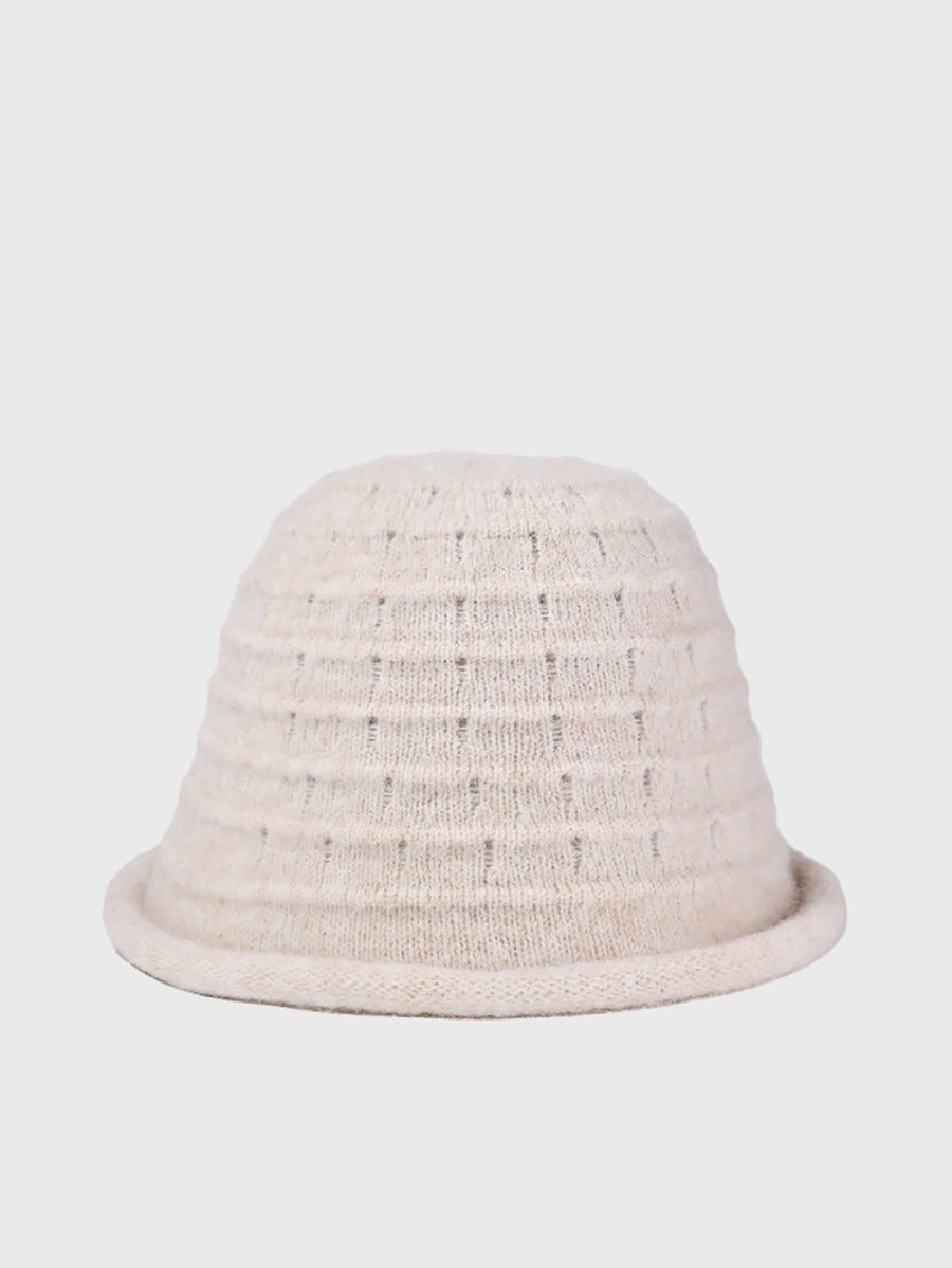Women Casual Winter Warm Knitted Bucket Hat