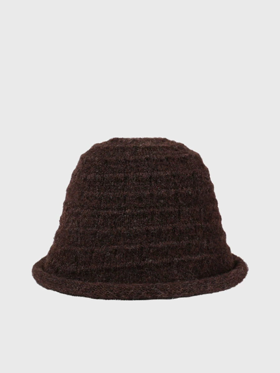 Women Casual Winter Warm Knitted Bucket Hat