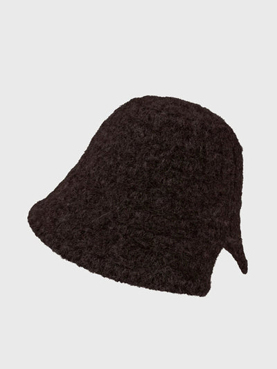 Women Casual Winter Knitted Bucket Hat