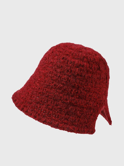 Women Casual Winter Knitted Bucket Hat