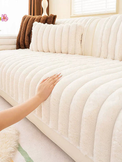 Winter Pure Color Queen Bedcover Sofa Blanket