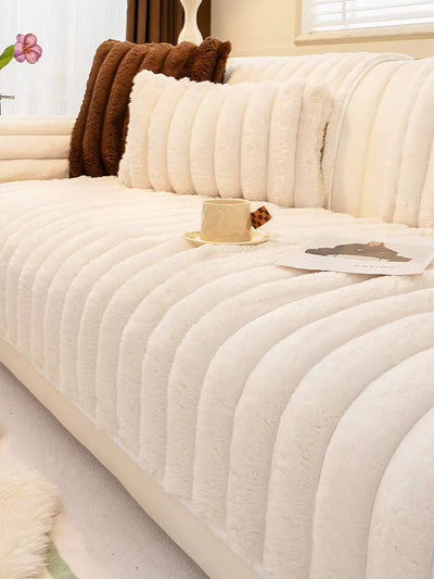 Winter Pure Color Queen Bedcover Sofa Blanket