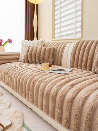 Winter Pure Color Queen Bedcover Sofa Blanket