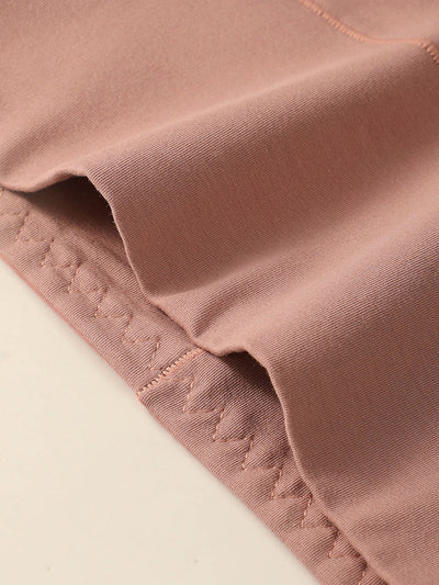 6 Pieces Women Winter Pure Color High Waist Underwear