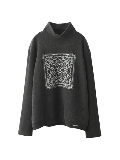 Women Autumn Casual Print O-Neck Blouse