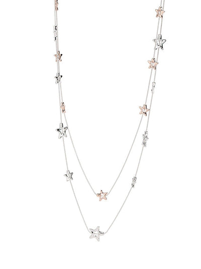 Women Fashion Star Alloy Dual-Layer Necklace