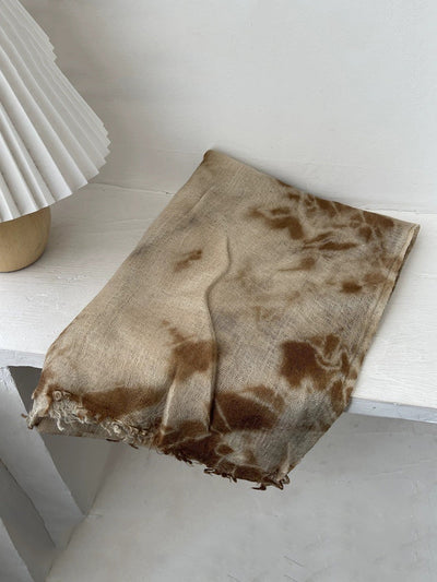 Women Winter Tie-dye Warm Shawl Scarf