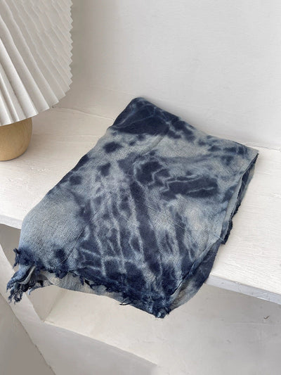 Women Winter Tie-dye Warm Shawl Scarf