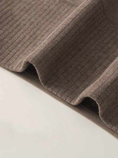 6 Pieces Women Winter Pure Color High Waist Underwear