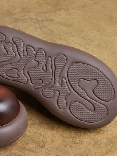 Women Winter Genuine Leather Platform Ankle Boots