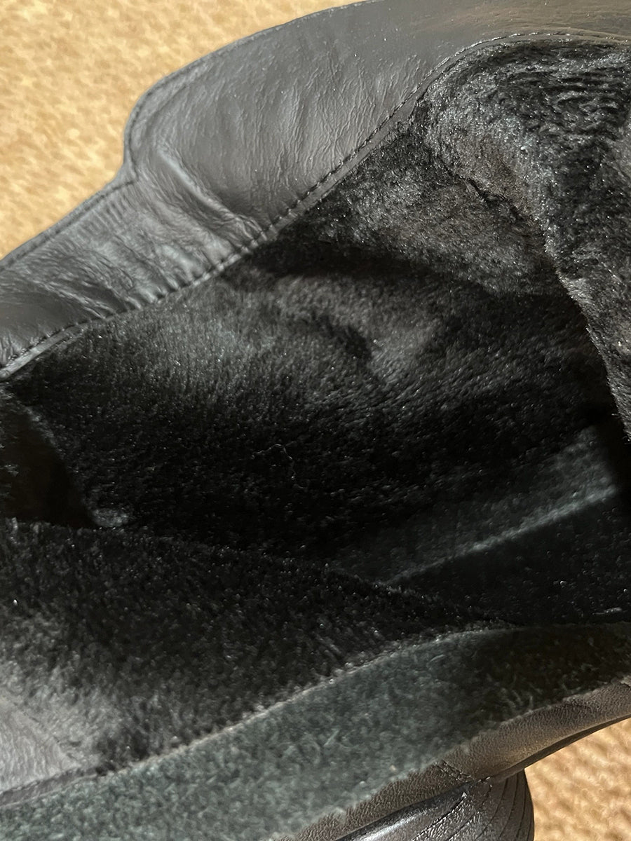 Women Vintage Genuine Leather Low Heel Ankle Boots