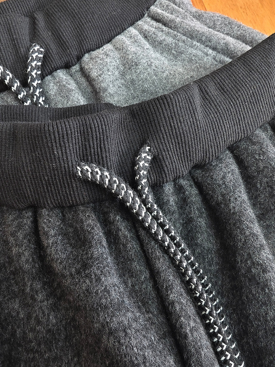 Women Winter Casual Pure Color Straight Pants