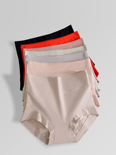 7 Pieces Women Casual High Waist Hip-lifting Underwear