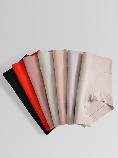 7 Pieces Women Casual High Waist Hip-lifting Underwear