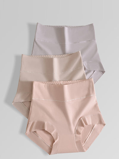 7 Pieces Women Casual High Waist Hip-lifting Underwear