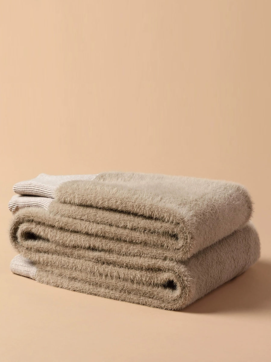 Couple Winter Keep Warm Pure Color Wool Leggings