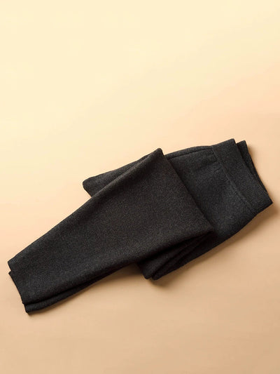 Couple Winter Keep Warm Pure Color Wool Leggings