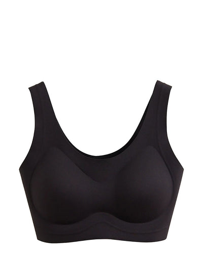 Women Summer One-Piece With Bra Pad Pure Color Bar