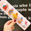children's cute flowers bow hairpins