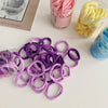 korean simple gradient boxed plush towel circle box of seamless hair ring set
