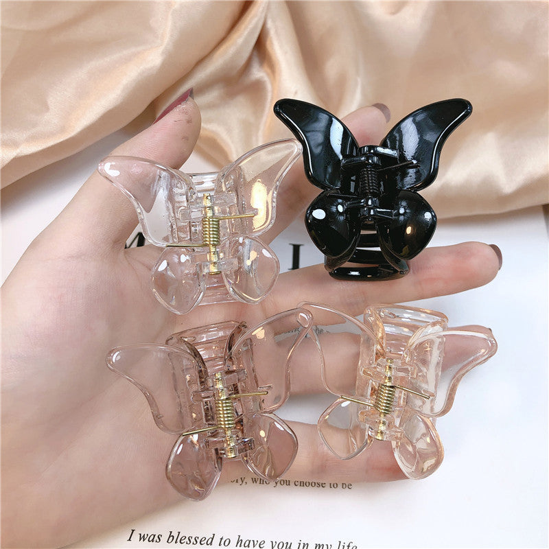 retro butterfly arylic stoving varnish hair claws