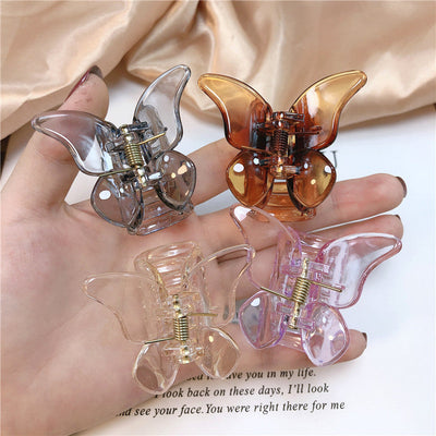 retro butterfly arylic stoving varnish hair claws