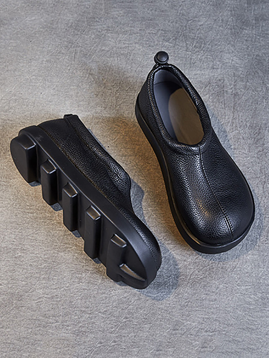 Women Casual Summer Soft Leather Shoes